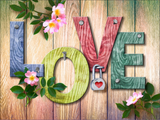 Full Diamond Painting kit - LOVE