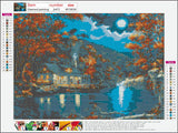 Full Diamond Painting kit - Rural river