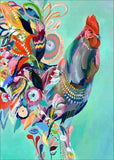 Full Diamond Painting kit - Abstract color rooster