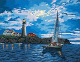 Full Diamond Painting kit - Lighthouse by the sea