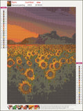 Full Diamond Painting kit - Sunflowers