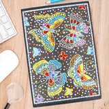 DIY Diamond Painting Notebook - Butterfly (No lines)