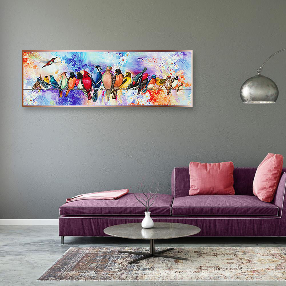 Full Large Diamond Painting kit - Flock of birds