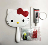 Handle Hello Kitty table mirror (with glue tools)