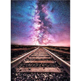 Full Diamond Painting kit - Train track