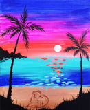 Full Diamond Painting kit - Beautiful scenery by the sea