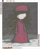 Full Diamond Painting kit - Gorjuss girl