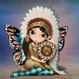 Full Diamond Painting kit - Retro pretty elf