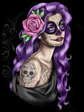 Full Diamond Painting kit - Beautiful skull girl