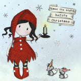 Full Diamond Painting kit - Gorjuss girl - Twas The Night Before Christmas (Night Light)