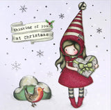 Full Diamond Painting kit - Gorjuss girl - Thinking Of You At Christmas (Pixie)
