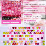 Full Diamond Painting kit - Purple butterfly and flower