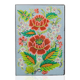 DIY Diamond Painting Notebook - Flower (No lines)