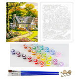 DIY Painting by number kit | Idyllic countryside