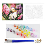 DIY Painting by number kit | Flower and bird landscape