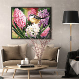 DIY Painting by number kit | Flower and bird landscape