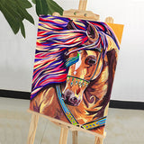 DIY Painting by number kit | Fine horse
