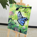 DIY Painting by number kit | Butterfly on flower