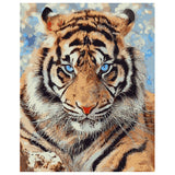 DIY Painting by number kit | African tiger