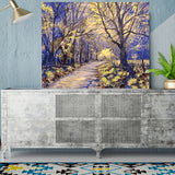 DIY Painting by number kit | Deep mountain road