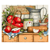 DIY Painting by number kit | Food on the table