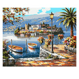 DIY Painting by number kit | Beautiful view of the seaside