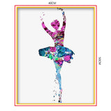 DIY Painting by number kit | Ballerina girl