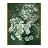 DIY Painting by number kit | White daisy flower