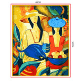 DIY Painting by number kit | Abstract people