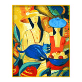 DIY Painting by number kit | Abstract people