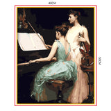 DIY Painting by number kit | Music performance