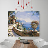 DIY Painting by number kit | Beautiful view of the seaside
