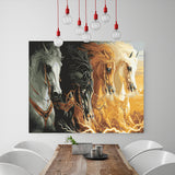 DIY Painting by number kit | Galloping horse