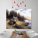 DIY Painting by number kit | Wilderness Lodge