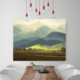 DIY Painting by number kit | Plain landscape