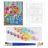 DIY Painting by number kit | Farm Fresh Flowers