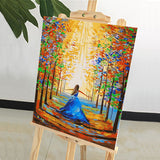 DIY Painting by number kit | Beautiful girl in the sun