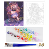 DIY Painting by number kit | Respectful buddha
