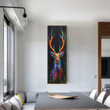 Full Large Diamond Painting kit - Watercolor sika deer