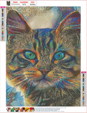 Full Diamond Painting kit - Cat