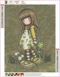 Full Diamond Painting kit - Gorjuss girl - The Frog Prince