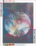 Full Diamond Painting kit - Big moon