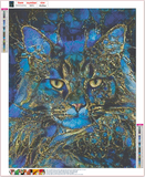 Full Diamond Painting kit - Cat