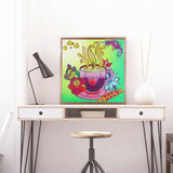 Crystal Rhinestone Diamond Painting Kit - A teacup - Hibah-Diamond painting art studio