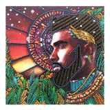 Crystal Rhinestone Diamond Painting Kit - African Men