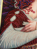 Crystal Rhinestone Diamond Painting Kit - Angel holding dove (16x20inch) - Hibah-Diamond painting art studio