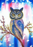 Crystal Rhinestone Diamond Painting Kit - Animal Owl - Hibah-Diamond painting art studio