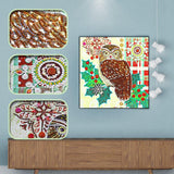 Crystal Rhinestone Diamond Painting Kit - Animal owl - Hibah-Diamond painting art studio