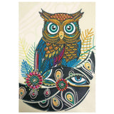 Crystal Rhinestone Diamond Painting Kit - Animal Owl - Hibah-Diamond painting art studio