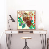 Crystal Rhinestone Diamond Painting Kit - Animal owl - Hibah-Diamond painting art studio